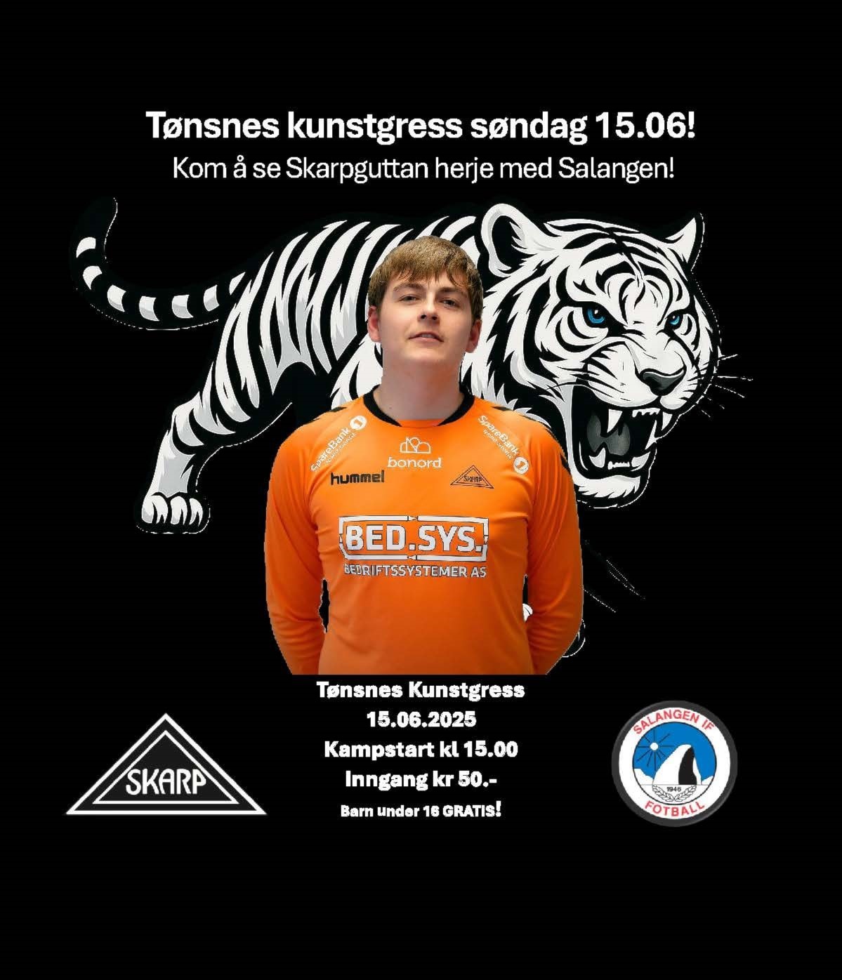 Herrekamp førstkommende søndag 15.06 med kampstart klokken 15.00